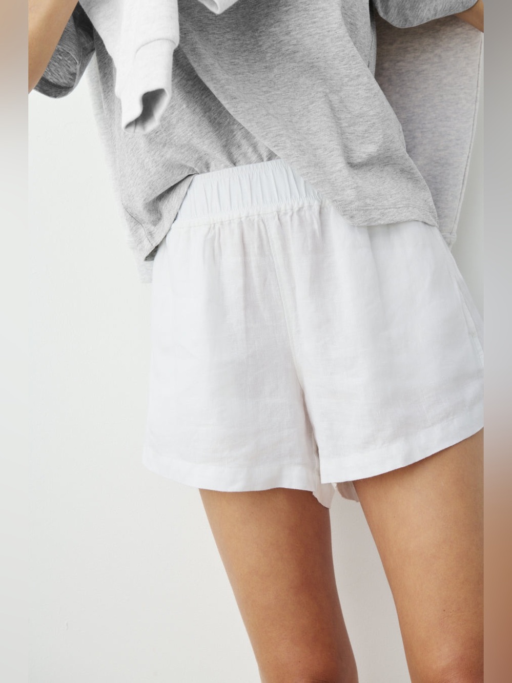 AYR The Shimmy Linen Shorts - Picture 2 of 5